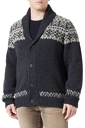 Camel Active Męska kurtka z dzianiny 409525/8K28, Graphite Gray, XXL