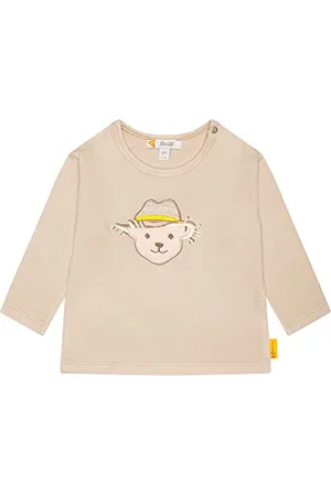 Steiff T-shirt dla chłopców z długim rękawem, Doeskin, 56 EU, Doeskin, 56