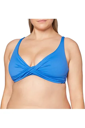 Seafolly Dd Double Wrap damski biustonosz z przodu bikini, , 40