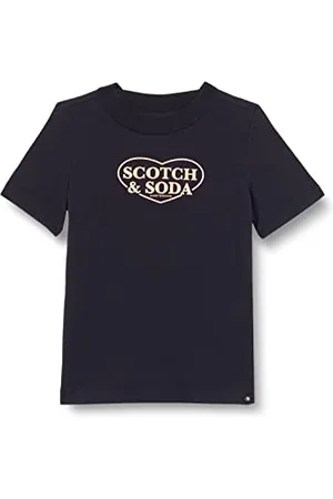 Scotch&Soda R´Belle Regular-Fit Artwork Organic Cotton T-Shirt dziewczęcy, , 16 Lata
