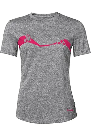 Vaude Damski T-shirt koszula, czarny/różowy, 38