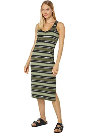 Hurley Damska sukienka Alexa Midi na co dzień, różne paski, S, , S