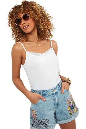 Joe Browns Damska koszulka z ramiączkami Essential Cami, biała, 6
