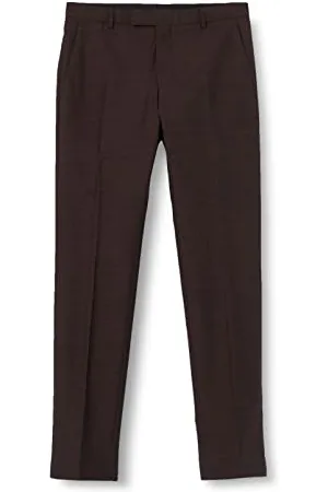 Strellson Męskie spodnie garniturowe, Czerwony (Dark Red 603), 46