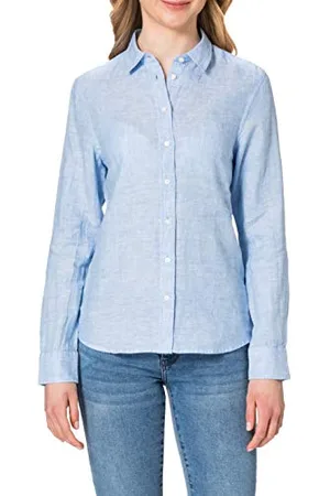 GANT Damska bluzka The Linen Chambray, , 32 PL