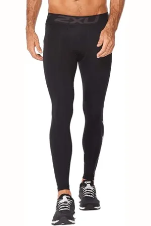2XU Męskie spodnie kompresyjne Ignition Compression Tights, czarne, XS, , XS
