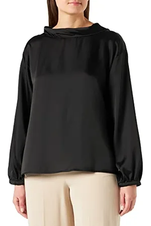 Sisley Damska bluza 52ADLQ02J Blouse, czarna 100, S