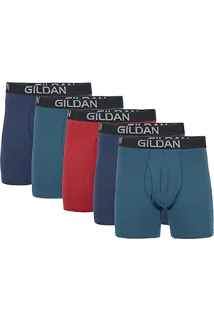 Gildan Męskie bokserki ze stretchem bawełnianym, opakowanie zbiorcze (4 sztuki), , XXL