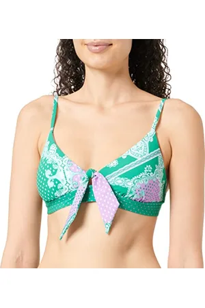 Seafolly Damskie bikini Bandana Bay Fixed Tri Bra, , 40 PL