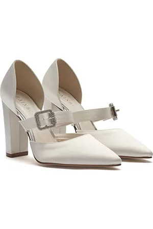Rainbow Club Savannah buty ślubne w stylu retro, zamknięte palce, pasek, obcas blokowy, 5, , 38 EU