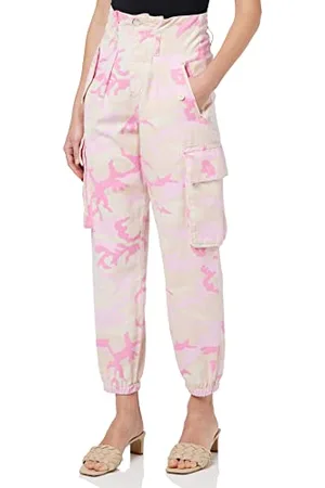 Pinko Cargo Bull Camouflage damskie spodnie fitness, , 46