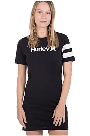 Hurley Damska sukienka w Oceancare O&o w stylu casual, czarna, L