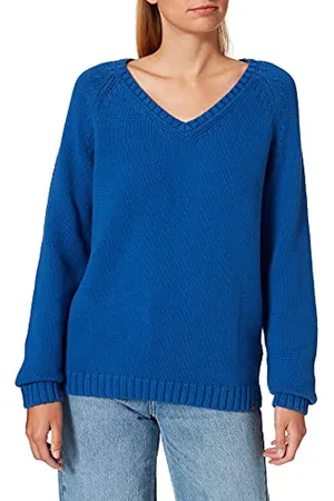 Camel Active Damski sweter z dzianiny z mieszanki bawełny, , XS