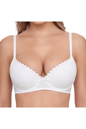 Susa Dirndl biustonosz damski z fiszbinami, czarująca i push-up z twardą miseczką, ergonomiczne fiszbiny, biustonosz damski dla wyjątkowego dekoltu, , 70B