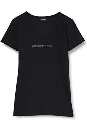 Emporio Armani Damska koszulka z bawełny iconic, , L