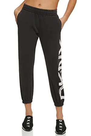 DKNY Damskie spodnie dresowe z logo Jogger, , 42 PL