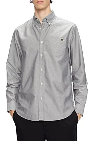 Ted Baker Męska koszula MMA-Caplet-LS Oxford, guzik, , 3 (UKM)