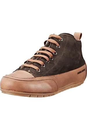 Candice Cooper Męskie sneakersy Mid Fur, Cuir Ebony, 41 EU