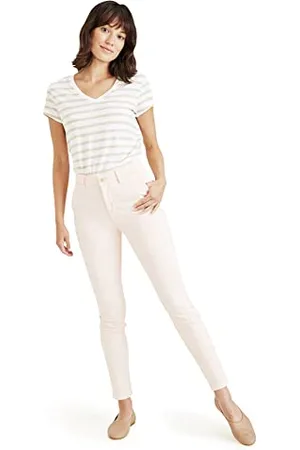Dockers LEVI STRAUSS & CO. EUROPE SCA/COMM.VA Damskie spodnie weekendowe skinny chino Sateen, Różowy kwarc., 32-38