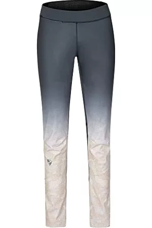 Ziener Damskie spodnie softshellowe NURA, długie, wiatroszczelne, elastyczne, czarne, 34