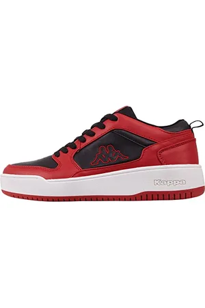 Kappa Deutschland Unisex STYLECODE: 243326 Lineup Low PF Trampki Męskie Sneaker, Red/Black, 36 EU, czerwony czarny