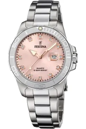 Festina Damski analogowy zegarek kwarcowy z bransoletką ze stali szlachetnej F20503/2