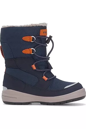 Viking Mężczyzna Buty Zimowe - Haslum High GTX ciepłe buty sportowe, granatowe/Rust, 30, Navy Rust, 23 EU