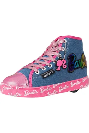Heelys Damskie buty Hustle (HE101075) na obcasie kołowym, denim/różowy/tęczowy, 7 UK