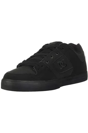 Dcshoes DC Pure Low Top Lace Up Casual Skate Shoe Sneaker, Czarne/Pirate Black, 6,5, , 6.5