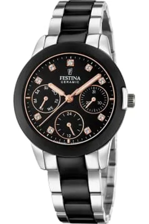 Festina Damski analogowy zegarek kwarcowy ze stali nierdzewnej F20497/3
