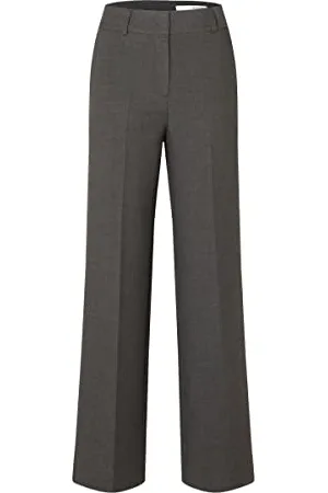SELECTED Damskie spodnie SLFRITA MW Wide Pant DGM N NOOS, , 38W / 32L