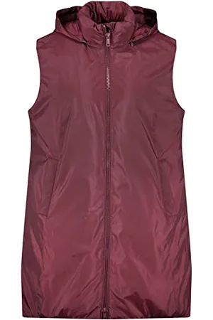 Samoon Damska kamizelka 140007-21500 Outdoor, Dark Cherry, 42