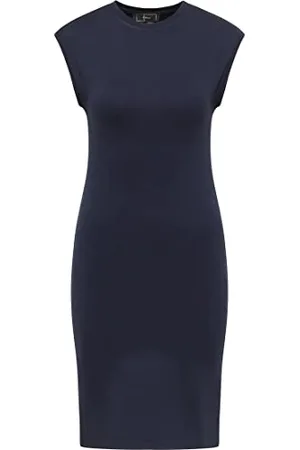 Faina Damska sukienka kopertowa 19222962-FA01, czarna, XS, , XS