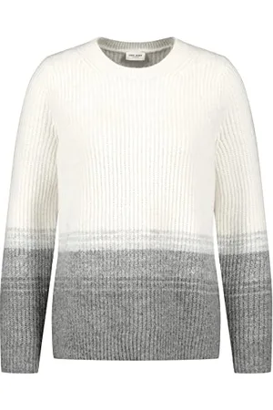 Gerry Weber Damski sweter 871046-35715, szary wzór, 44