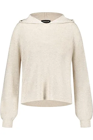 Taifun Sweter damski 272039-15411, kolor szampański melanż, 48 (DE)