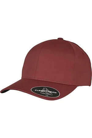 Flexfit Unisex Delta czapka baseballowa, Maroon, S/M