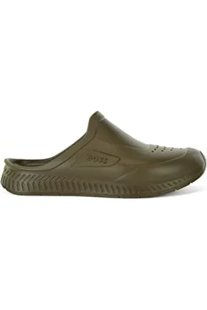 HUGO BOSS Titanium-R Slid gumowe klapki z wytłoczonym logo, , 36 EU