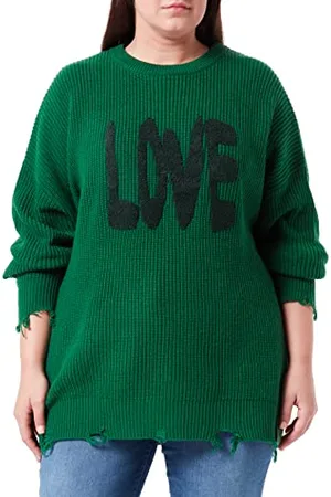 True Religion Damski sweter damski Destroyed Oversized Love, , L