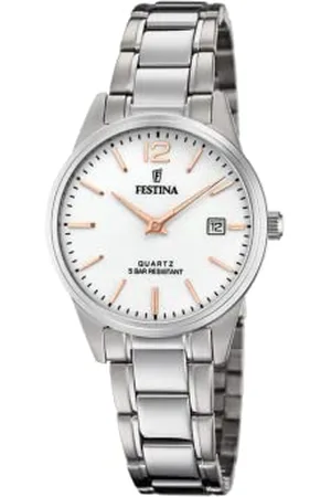 Festina Damski analogowy zegarek kwarcowy z bransoletką ze stali szlachetnej F20509/2