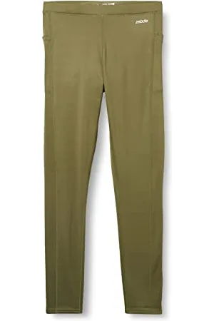 ZEBDIA Męskie legginsy do biegania Army