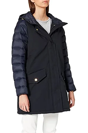 Tommy Hilfiger Damski płaszcz hybrydowy Cybil Nylon, , S
