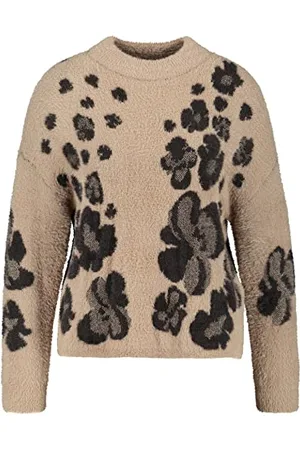 Taifun Damski sweter 272034-15408, zielony (Heather Green), 44