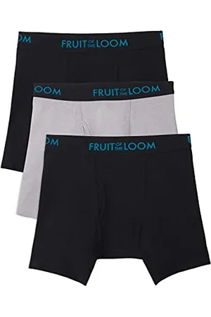 Fruit Of The Loom Męska bielizna oddychająca w stylu retro (3 sztuki), , S