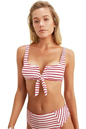 Trendyol Damski top bikini w paski, , 44
