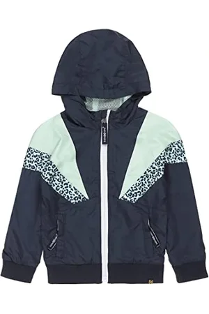 Koko Baby Girls Summer Coat Dark Blue Mint with Hood Jacket, , 56