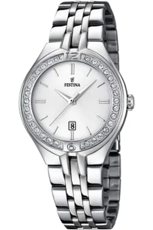 Festina Damski analogowy zegarek kwarcowy z bransoletką ze stali szlachetnej F16867/1