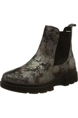 Berkemann Damskie buty Christen Chelsea, srebrne/metaliczne, 36 1/3 EU