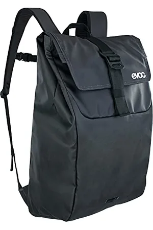 Evoc DUFFLE BACKPACK 26, praktyczny plecak na co dzień (idealny plecak turystyczny z elastycznymi kieszeniami bocznymi, wymiary: 17 x 31 x 50 cm, pojemność: 26 l), Carbon grey - Black