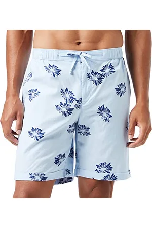 Original Penguin Męskie spodenki z tkaniny lnianej, ściągane sznurkiem, , M