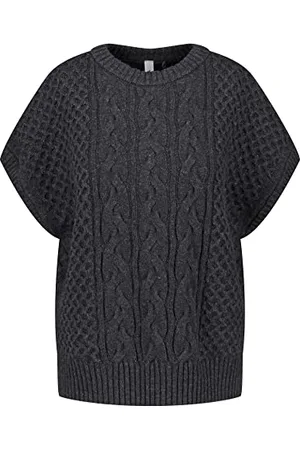 Gerry Weber Edition Damski sweter 770561-44719, antracyt melanż, 42